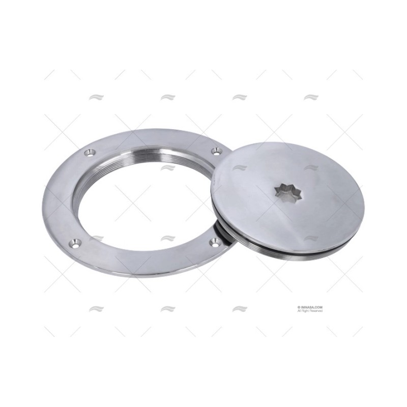 TAPA REGISTRO ESTRELLA INOX SS 316 12