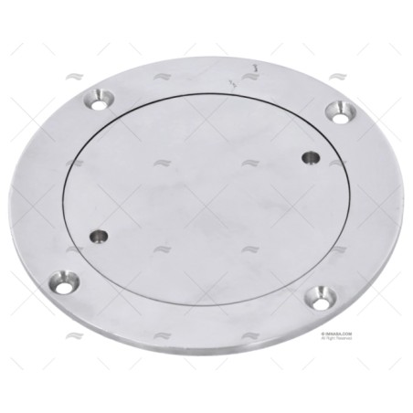 TAPA REGISTRO INOX 140MM EXTERIOR