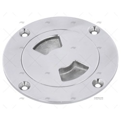 TAPA REGISTRO INOX 124MM EXTERIOR