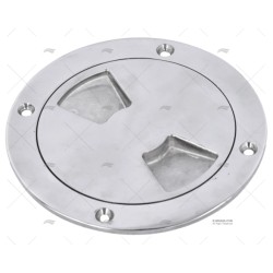 TAPA REGISTRO INOX 140MM EXTERIOR