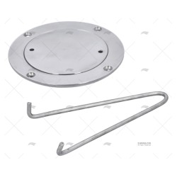 TAPA REGISTRO INOX 147MM EXTERIOR