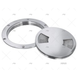 TAPA REGISTRO INOX 198MM EXTERIOR