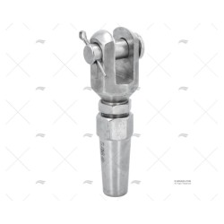 TERMINAL HORQUILLA INOX-316 8MM