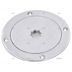 TAPA REGISTRO INOX 4" 140MM