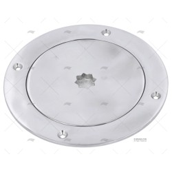 TAPA REGISTRO INOX 5" 185MM