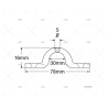 PUENTE LARGO 30 X 5MM