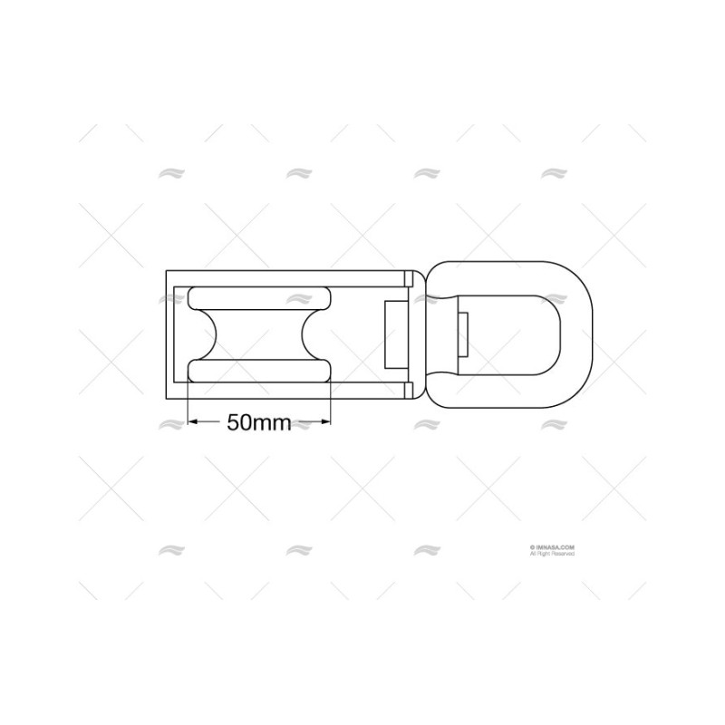 POLEA BASCULANTE PARA CABLE