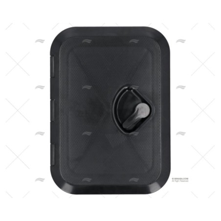 TAPA REGISTRO ABS NEGRO 270X375MM