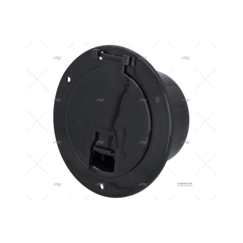 TAPA REGISTRO REDONDA GS NEGRA