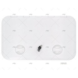 TAPA 360X600MM BLANCA C/LLAVE