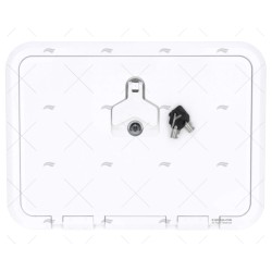 TAPA 370X270MM BLANCA C/LLAVE