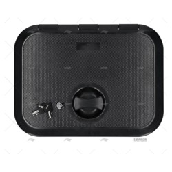 TAPA 280X375MM NEGRA C/LLAVE