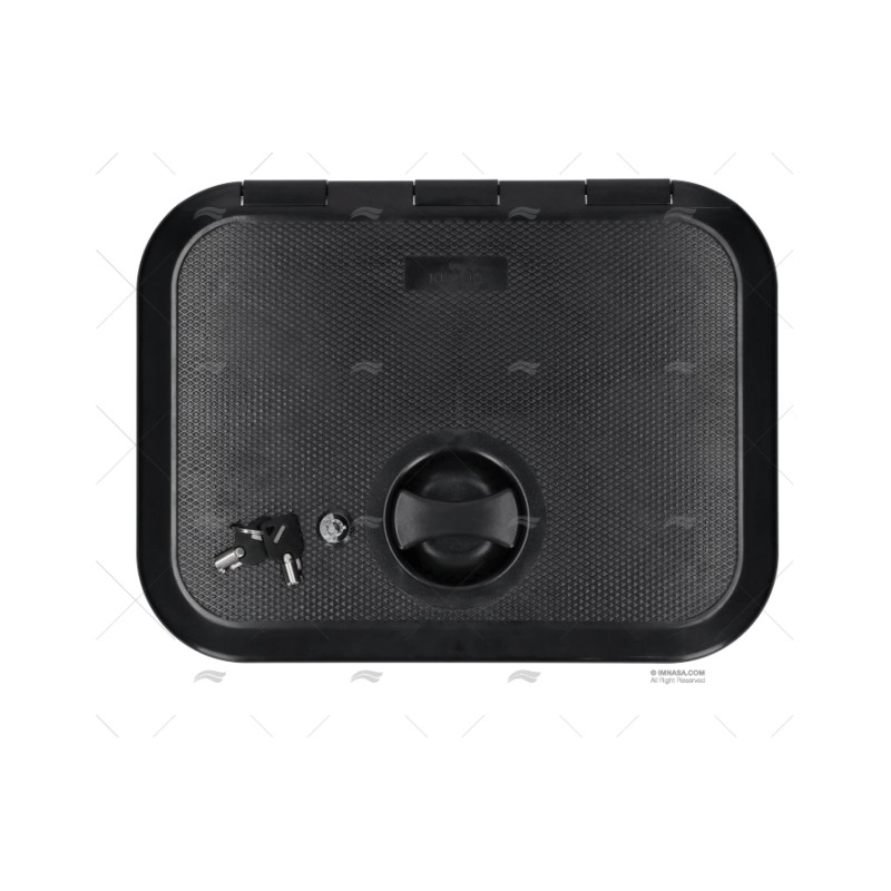 TAPA 280X375MM NEGRA C/LLAVE