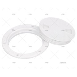 TAPA REGISTRO REDONDO ABS BLANCA 141MM