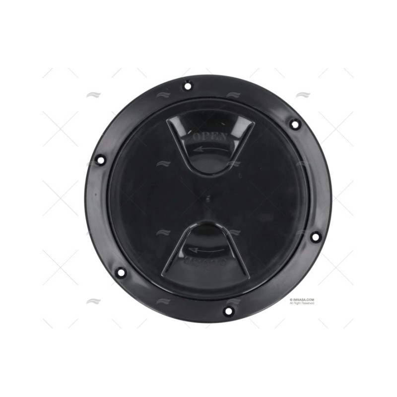 TAPA REGISTRO 125MM NEGRA