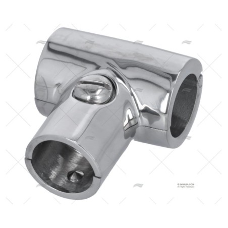 EMPALME INOX D.22MM 90º