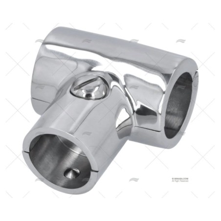 EMPALME INOX D.25MM 90º