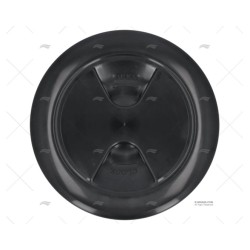 TAPA REGISTRO NEGRO 127MM