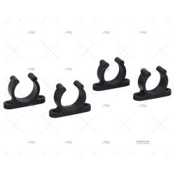 SOPORTE TUBO 30MM NEGRO