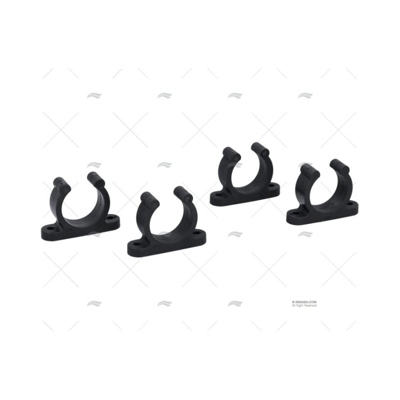 SOPORTE TUBO 30MM NEGRO