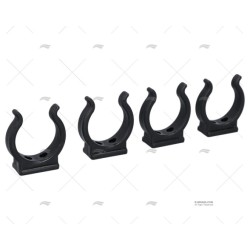 CLIP NYLON NEGRO 44MM (4U)