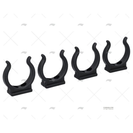CLIP NYLON NEGRO 38MM (4U)