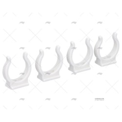 CLIP NYLON BLANCO 28MM (4U)