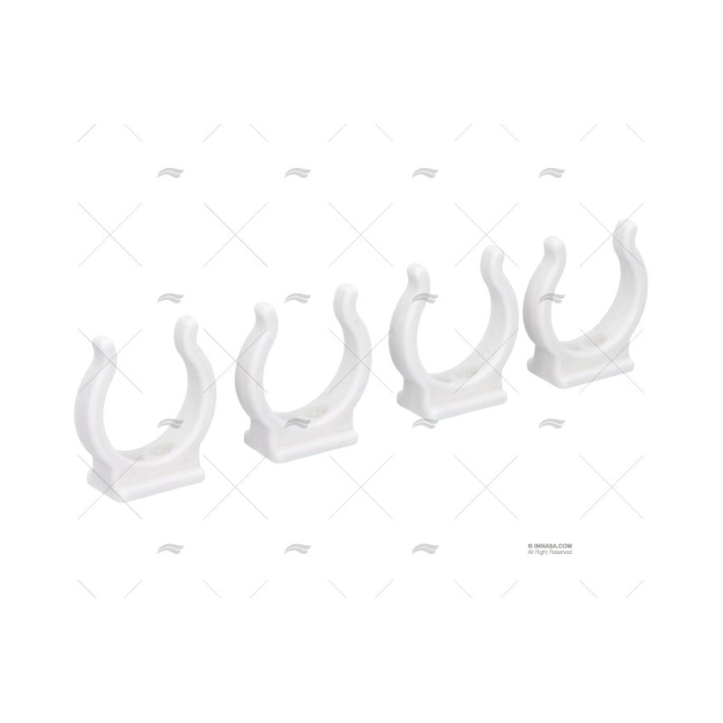 CLIP NYLON BLANCO 28MM (4U)