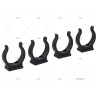 CLIP NYLON NEGRO 28MM (4U)