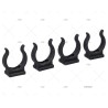 CLIP NYLON NEGRO 25MM (4U)
