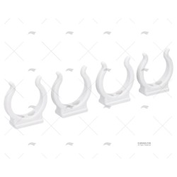 CLIP NYLON BLANCO 38MM (4U)