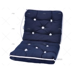 COJIN DOBLE AZUL/NAVY KAPOK