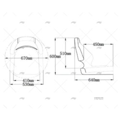ASIENTO 530X640 BLANCO
