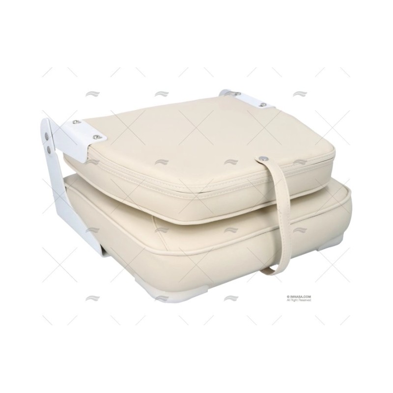 ASIENTO 430X520MM BLANCO AZUL