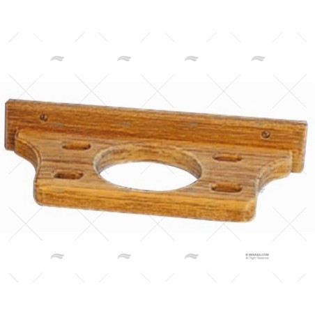 PORTA VASO Y CEPILLO TECA 120X95MM ARC MARINE
