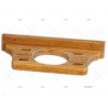 PORTA VASO Y CEPILLO TECA 120X95MM ARC MARINE