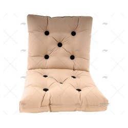 COJIN DOBLE EXTERIOR SILLA BEIGE 75X42CM ARC MARINE