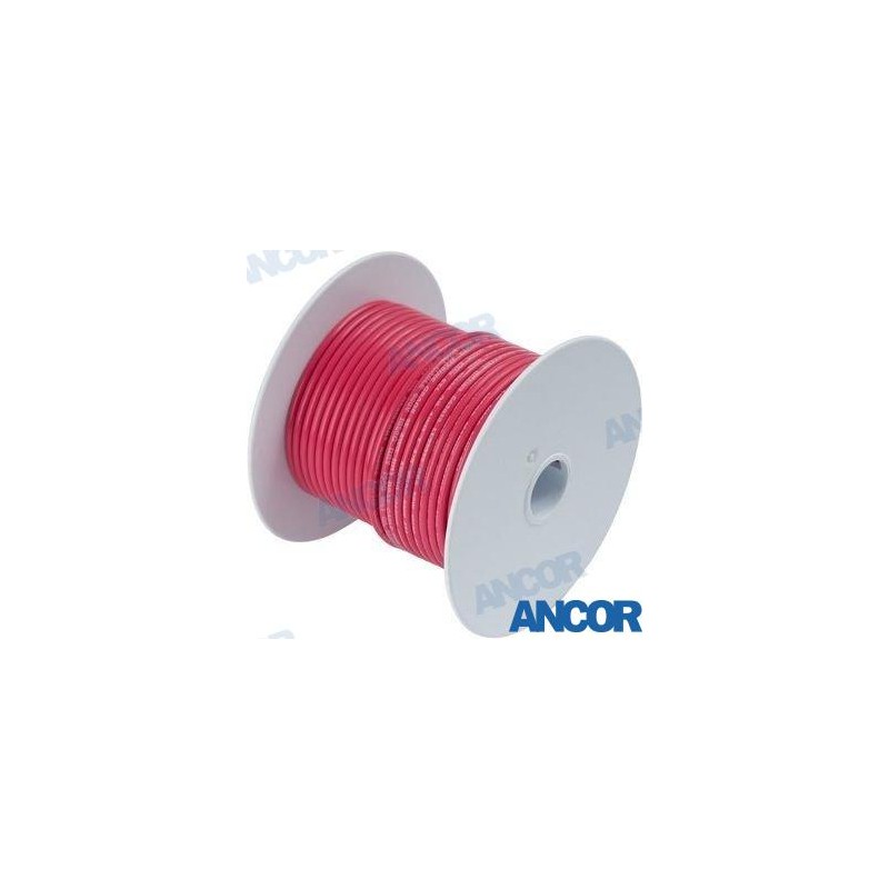CABLE MARINO 18 AWG (0,8MM²) ROJO - 30 M