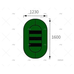NEUMATICA 160SR FISH 160X131 GREEN IMNASA
