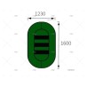 NEUMATICA 160SR FISH 160X131 GREEN IMNASA
