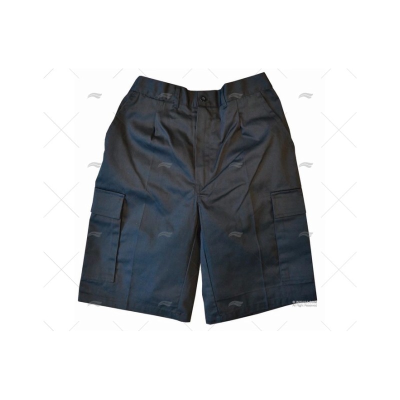 PANTALON CORTO NEGRO TERGAL 240G T-46