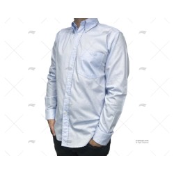 CAMISA M/L H AZUL S HOMBRE