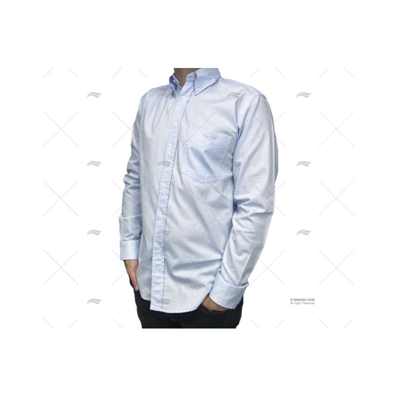 CAMISA M/L H AZUL M HOMBRE