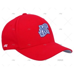 GORRA ROJA RIDE THE WAVE S-M
