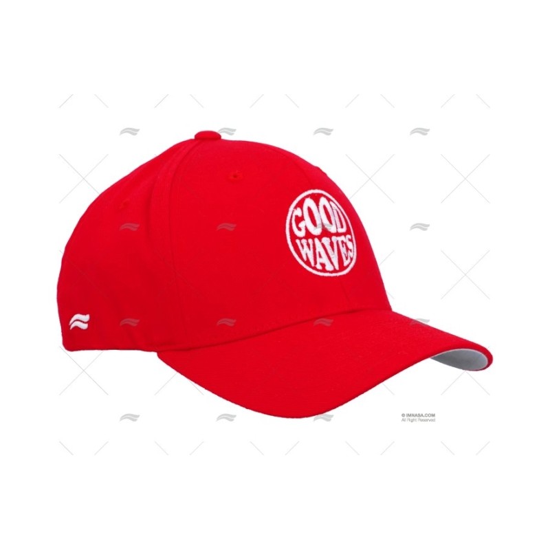 GORRA ROJA GOOD WAVES S-M