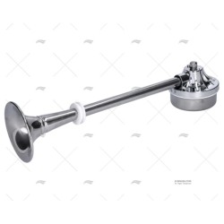 BOCINA 12V ACUSTICA LATON CROMADO MARCO