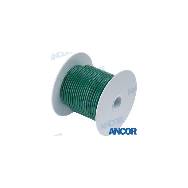CABLE MARINO 18 AWG (0,8MM²) VERDE - 30