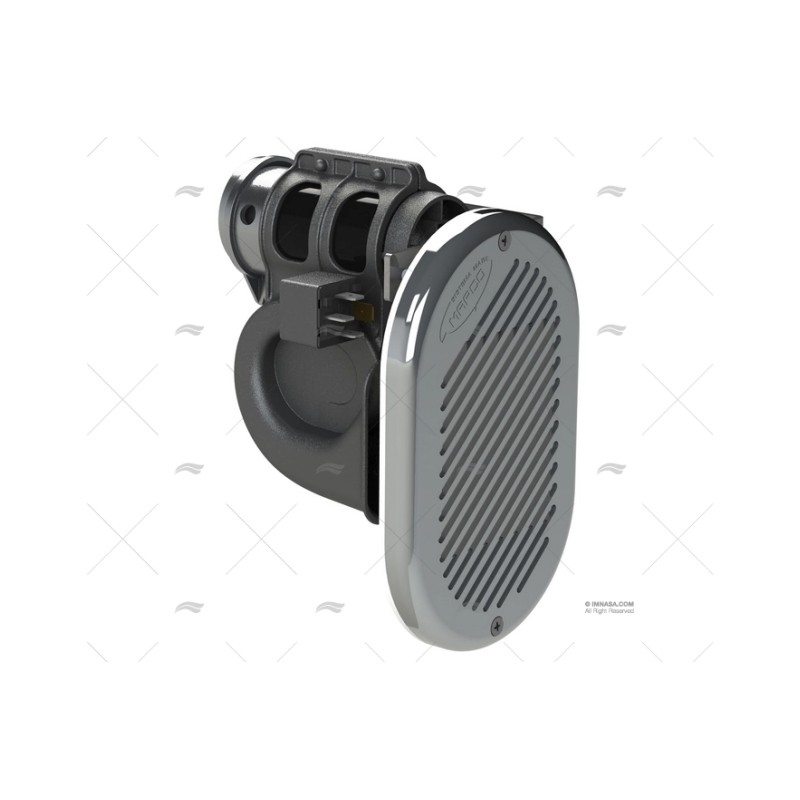 BOCINA HURRICANE 12V PNEUM. CROMADA MARCO