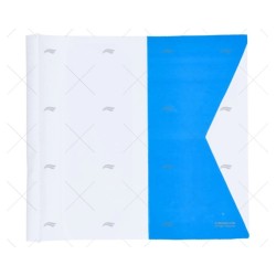 BANDERA ALFA PLASTICO 22X 19CM