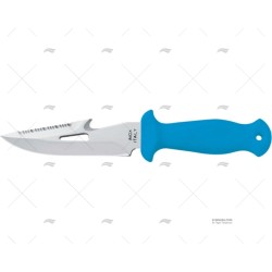 CUCHILLO DIVING C/FUN AZUL 19-H12CM MAC COLTELLERIE